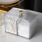 Cotton Swab Storage Box Cosmetics Storage Makeup Removal Cotton Dust-Proof