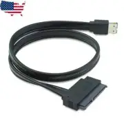 Dual Power eSATA+USB 12V 5V Combo to 7+15 Pin SATA USB Hard Disk Cable