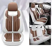 FROON Car Seat Covers Universal Set for Mercedes Benz W204 2007-2014 C180 C200, C200 Sport, C220 Car Accessories, Brown