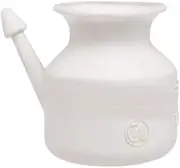 Neti Pot for Nasal Cleansing – Yoga Teapot for Breathing & Health, Plastic Little Teapot with Long Spout – Travel-Friendly Sinus Rinse