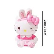 Sanrioed Kawaii Hello Kitty Series Stuffed Toys Animal Cute 23cm Rabbit
