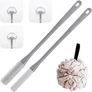 Shower Foot Scrubber Brush - Silicone Skin Exfoliation Lotion Applicator,Ergonomic Soft Feet Cleaner Scrub, Toe And Foot Brush For Men And Women
