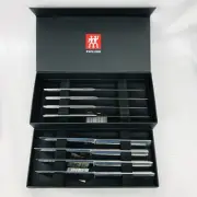 Set Of 8 Steak Knives Zwilling JA Henckels Twin Fame Stainless Sleek Upturn Tip