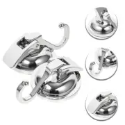 2 Pcs Suction Cup Hook Towel Hooks for Bathrooms Removable Shower