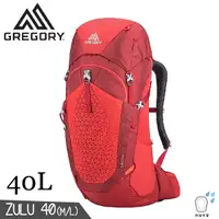 在飛比找Yahoo奇摩購物中心優惠-【GREGORY 美國 40L ZULU 40登山背包《火紅