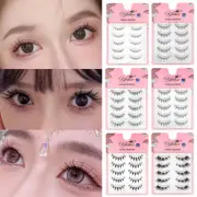 Manga Lashes With Clear Band Natural Eyelashes Soft Wispy Lashes False Lashes