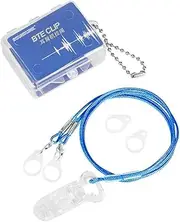 Hearing Aids Clip for Adults - Portable Hang Rope Anti-Lost Lanyard Fixation Cord Protection Rope Otoclips for Seniors (Blue)