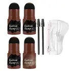 13Pc Waterproof Eyebrow Stamp Shaping Kit Eye Brow Power Stencils Definer Makeup
