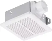 Bathroom Fan 50 CFM, 1.0Sone DC Motor with No Attic Access Needed Installation,V