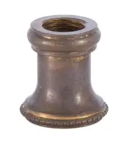 B&P Lamp 7/8 Inch Turned and Tapped Brass Neck