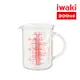 【日本iwaki】多刻度耐熱玻璃把手量杯(300ml)