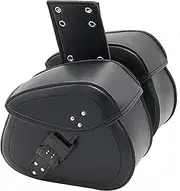 Générique Motorcycle Saddle Bags, Tool Organizer Tail Bag, Large-Capacity Storage Pouch, Synthetic Leather Build, Password Lock Security, Ideal for Electric Vehicles and Motorbikes