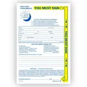 Night Drop Envelopes - Yellow Highlight, 6" x 9", 500 Per Pack