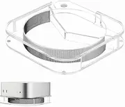 Desktop Electrostatic Dustproof Storage Base for Mac mini M4/M4 Pro 2024, Mac mini M4 Bracket Acrylic Bracket Base (Transparent)