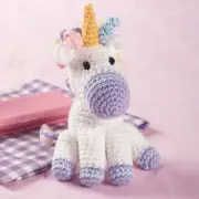Leisure Arts® Make A Little Friend Unicorn Crochet Kit