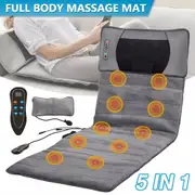 Full Body Massage Mat Shiatsu Heated Neck Massager Cushion for Pain Relief Mat