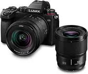 Panasonic LUMIX S DC-S5KCE-EG Full Frame Camera All-Round Kit with Two Lenses: S-R2060 (20-60mm, F3.5-5.6) and S-S50 (50mm, F1.8)