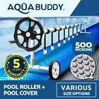 Aquabuddy Pool Cover 500 Micron Roller Solar Blanket Swimming Pool Covers Bubble