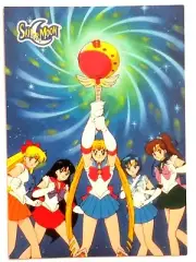 Vintage Sailor Moon Venus Mercury Mars Jupiter Trading Card DIC # 2 TOEI 1997