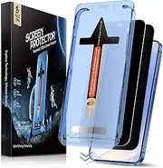MAGIC JOHN 2 Pack for Samsung Galaxy S25 Plus/ S25+ Privacy Screen Protector, Anti-spy Tempered Glass Film, Auto Dust-Elimination Installation, Bubble Free