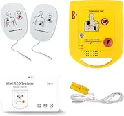 Mini AED Trainer, XFT Portable AED Training Kit Essentials AED Training Device in English for Defibrillator Trainee Beginner (XFT-D0009)