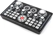 xioaue Udio Mixer USB External Sound Card of Headset Live Broadcast Sound Card for Mobile Phone Computer 48V Audio Mixer