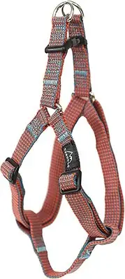 5280DOG Adjustable Orange Nylon Braided Step-in Harness, Large