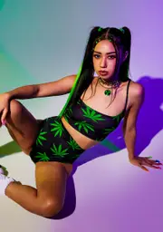 Grazing In The Grass Shorts Set