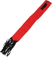 Black Non Woven Horse Tail Protection Bag with Fringe: Weatherproof, Breath Circulating Horsetail Guard, Easy to Tidy, Hook & Loop Fastener for Secure Fit (Red)