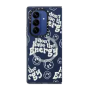 Galaxy Z Fold7 Impact Magnetic Case I Don't Have The Energy (Transparent)
