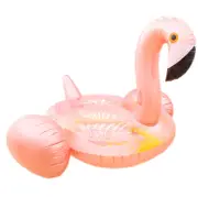 Glitter Giant Inflatable Rose Gold Flamingo Pool Float Raft 192*180*115cm