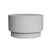Modern Furniture ROCCO Indoor & Outdoor Coffee Table 60cm - White Concrete