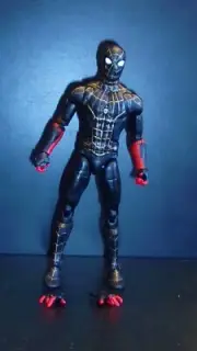 Marvel Legends 6' Black & Gold suit Spiderman action figure