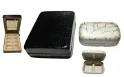 Fashion Slim Pill Organizer Weekly Medication Pill Box Travel Holder with Mirror
