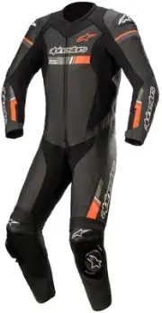 Alpinestars GP Force Chaser Black Red Flouro 1Pc Suit