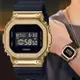 CASIO 卡西歐 G-SHOCK 奢華黑金電子腕錶 母親節 禮物 49.6*43.2mm / GM-5600G-9