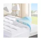 SINWEEK Dual Layer 4 Inch Memory Foam Mattress Topper, Queen Size, 2 Inch Coo...