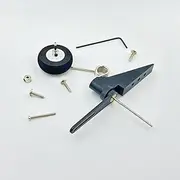RC Airplane Tail Wheel Bracket Assembly for RC Plane Helicopter DIY Model Aircraft Landing Gear Replacement Parts (60-90 Level)