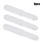 3pcs Toilet Roll Holder Insert Bathroom Washroom Fitting Spindle Spring Loaded