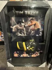 Personally Signed Tim Tszyu The Soul Taker Glove Display presented superbly COA