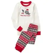 NWT Gymboree Christmas Boy Gymmies Puppy Dog Happy Howl-idays Pajama Sleep Set