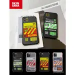 SKINARMA日本潮牌飛機票適用IPHONE12PROMAX蘋果11撞色防摔手機殼