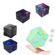 4 IN 1 Infinity Magic Cube Puzzle EDC Fidget Anti Anxiety EA Stress Relief Toy