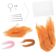 jojofuny 1Set Needle Felting Kit for Beginners Complete Felting Set with Essential Tools Compact for for Creative Projects