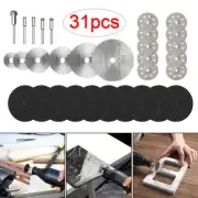 30x Diamond Cutting Discs Wheel Saw Blades Set+Drill Bit For Dremel Rotary Tool