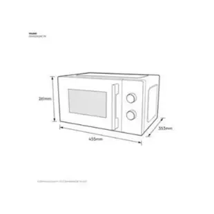 Electrolux伊萊克斯 20L 極致美味300 獨立式微波爐 EMM20K22B (8.7折)