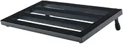 Guohetuk Guitar Pedal Board, Effect Holder, Pedal Board for Rail Fixation, Aluminum, for Electric Guitar Bass, Accessory Replacement, 56x32cm