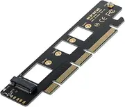 ChenYang M.2 NVME to PCIe 3.0 X16 Adapter NVME/AHCI SSD to PCI Express Expansion Card Adapter for 110mm SSD