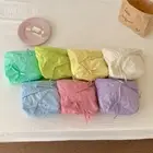 Pleated Design Cosmetic Bag Drawstring Makeup Bag Trendy Handheld Bag