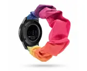 Scrunchies Watch Straps Compatible with the Garmin Venu 2s - Rainbow